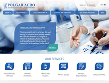 Tablet Screenshot of polgar-acro.eu